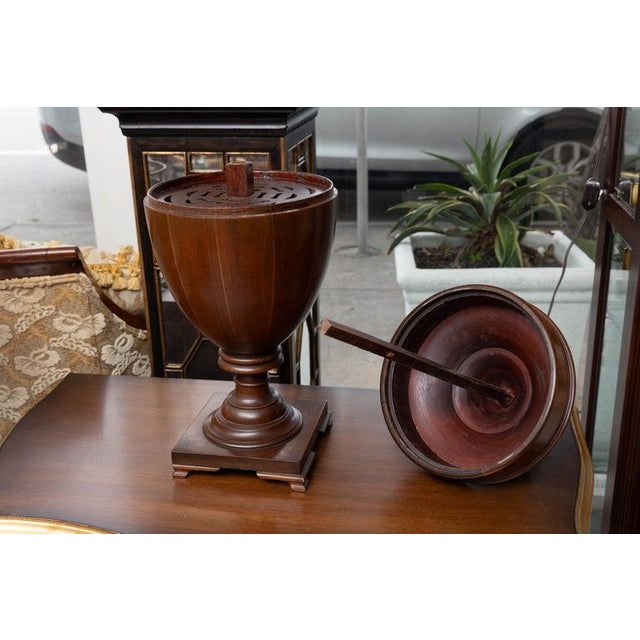 Early 20th Century Early 20th Century Mahogany George III Style Cutlery Urns For Sale - Image 5 of 6