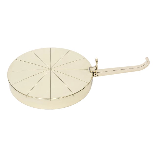 Mid Century Modern Brass Box by Tommi Parzinger for Dorlyn Silversmiths, 1950's For Sale