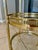 French Brass Three-Tier Round Side Table For Sale - Image 16 of 17
