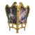 1960 French Louis XVI Gold Beech Portrait Screen Room Divider - 2 Panels For Sale