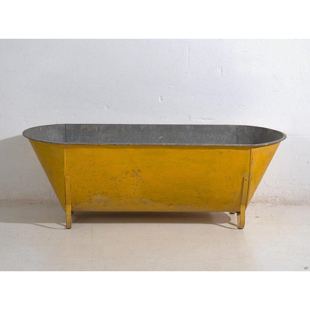 Galvanized Metal Container by Amaru For Sale - Image 4 of 8