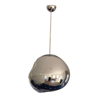 Tom Dixon Melt Pendant in Chrome For Sale