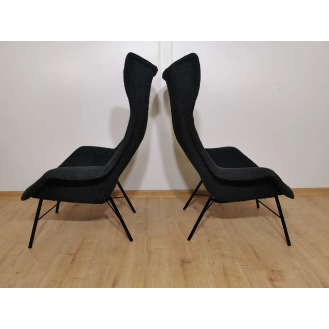 Textile Set of Czechoslovakia Lounge Chair by Miroslav Navratil, 1960s For Sale - Image 7 of 18