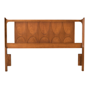 Mid Century Modern Broyhill Brasilia Queen Headboard Frame