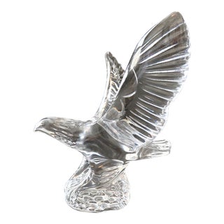 Late 20th Century Waterford Eagle Figurine Signed For Sale
