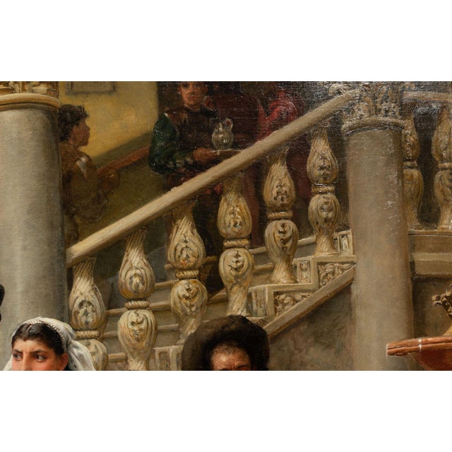 “The Taming of the Shrew” by Frank William Warwick Topham, England, 1879. For Sale - Image 11 of 15