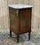 Nightstand in Marquetry and White Marble, Early 20th Century For Sale - Image 5 of 10