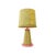 Winnie table lamp in rattan, wood and printed cotton by popus editions. Dimensions: ø 30 x h 57 cm. Materials: painted...