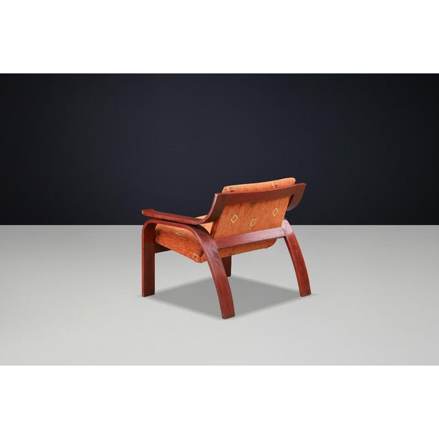 Wood Italian Modern Bentwood Armchair in the style of Marco Zanuso, 1970s For Sale - Image 7 of 10