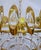 Mid 20th Century Gold Frame Layered Chandelier For Sale - Image 9 of 9