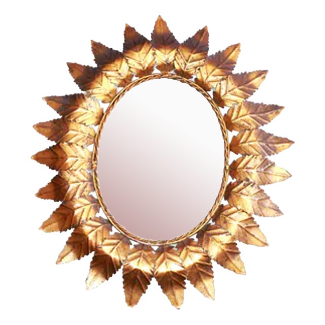 Oval Sun Mirror For Sale