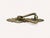 Traditional Antique Solid Brass Door Knocker, English Style Triangular Ring With Decorative Backplate, 8.38” For Sale - Image 3 of 5