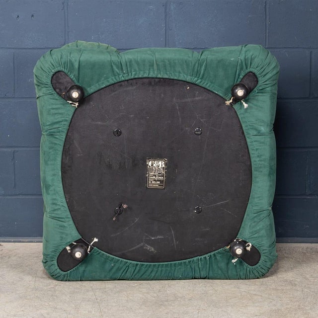 Green Vintage 20th Century Green Fabric Camaleonda Armchair by Mario Bellini for C&B Italia For Sale - Image 8 of 13
