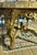 Mid-Century Modern Antique Gilt Wood French Style Round Center Table With Faux Marble Wood Top For Sale - Image 3 of 10