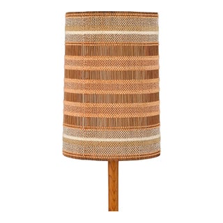 Maria Kipp California Organic Modern Lampshade in Soft Copper and Cream, 1960s For Sale