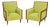 Mid-Century Modern Style Lounge Chairs - A Pair For Sale
