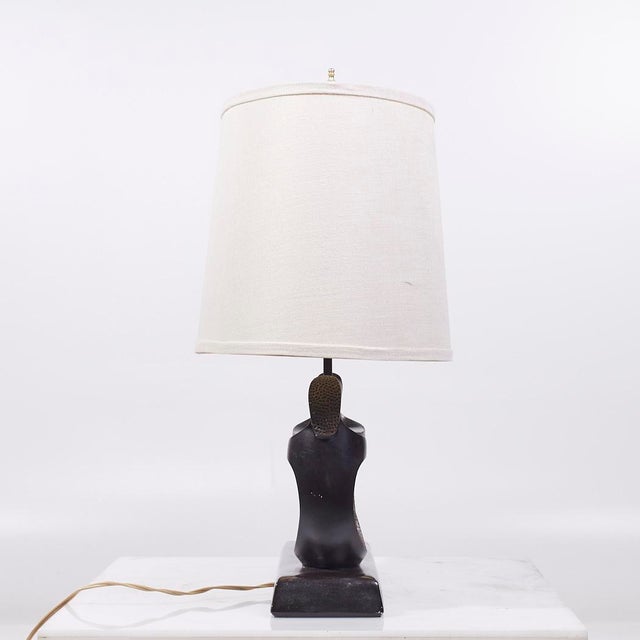 Mid 20th Century Frederic Weinberg Style f.a.i.p. Mid Century Figurative Table Lamp For Sale - Image 5 of 10