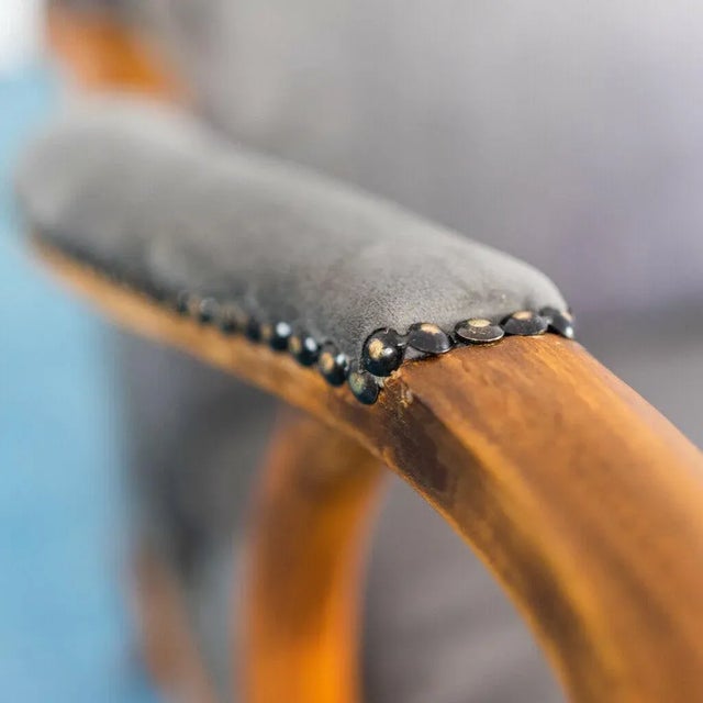 Walnut and Velvet Lounge Chairs by Paolo Buffa, 1950s, Set of 2 For Sale - Image 11 of 13