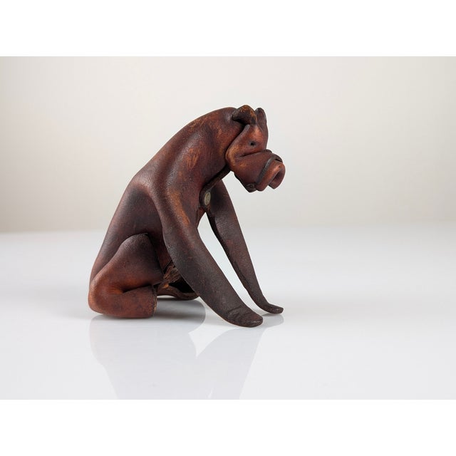 Vintage Leather Boxer Dog, Germany, 1960s For Sale - Image 9 of 9