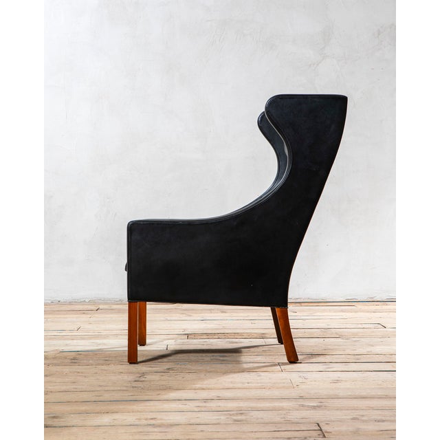 Børge Mogensen Set of Mod. 2204 Lounge Chair and Ottoman from Børge Mogensen, 1960s For Sale - Image 4 of 7