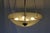White Mid Century Modern Glass Chandelier For Sale - Image 8 of 10