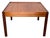 Mid-Century Teak and Walnut Couch Side Table, 1960s For Sale