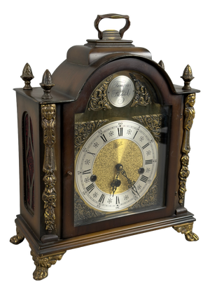 Tempus Fugit Mechanical Table Clock with Lion Feet from Walt