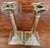 Neoclassical Late 20th Century Pair of Modern Brass Classical Style Candlesticks For Sale - Image 3 of 5