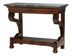 Marble Top Console Table, 1870s