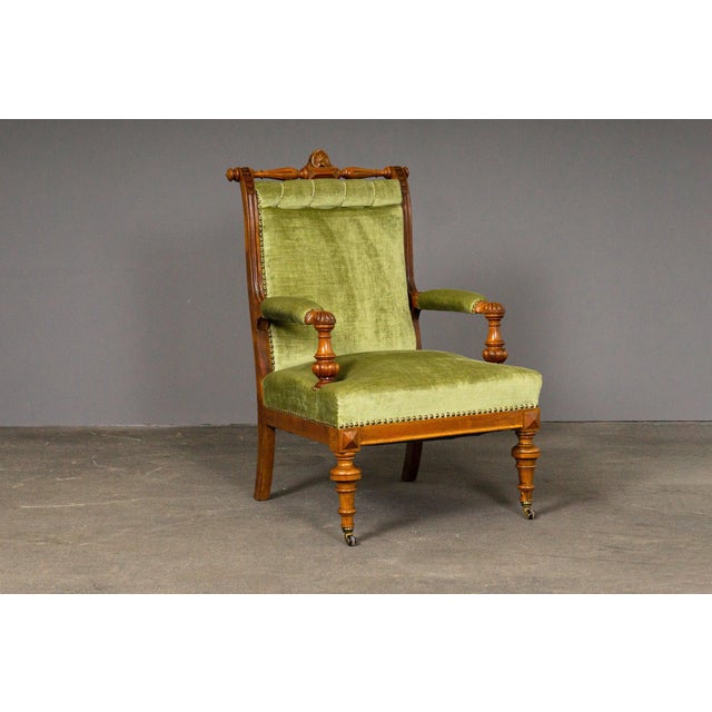Green Armchairs, Set of 2 For Sale - Image 4 of 18