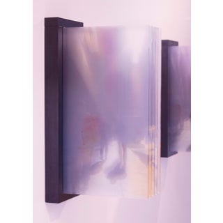 Street of Shadows - Finding the Light 3 by Michelle Jader | Oil on 5 acrylic panels Abstract urban scene. For Sale