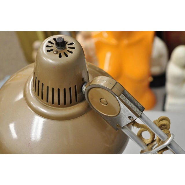 Metal Mid 20th Century Vintage Industrial Modern Amplex Swivelite Telescoping Trombolite Desk Lamp For Sale - Image 7 of 12