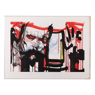 Raymond Moretti, Rimbaud's Illuminations: A Portrait, Lithograph For Sale