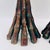 Metal Vintage Faux Bamboo Bronze Metal Pillar Candleholders 12"h - A Pair For Sale - Image 7 of 16