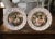 Late 20th Century Pair of 20th Century Italian Hand-Painted Porcelain Capodimonte Wall Platters For Sale - Image 5 of 10