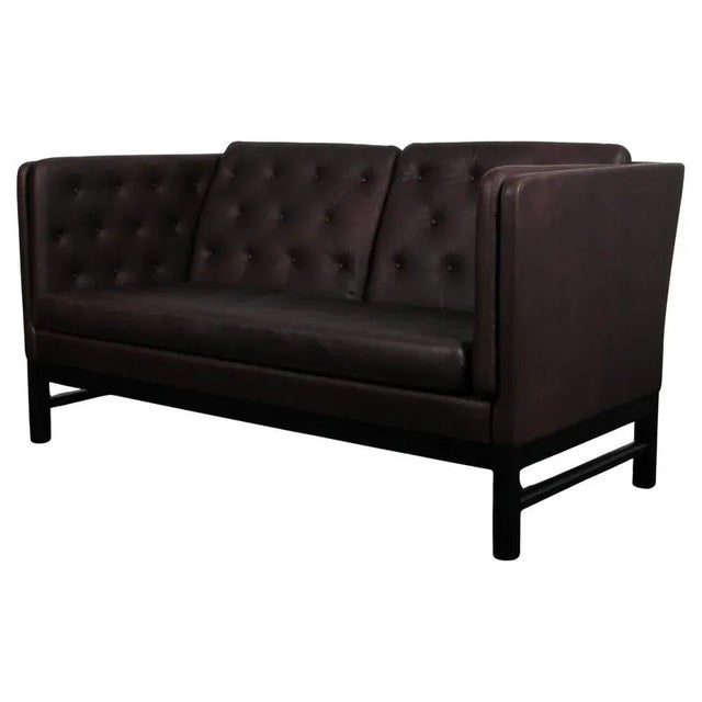 Black 2-Seater Sofa by Erik Jørgensen, 2000s For Sale - Image 8 of 8
