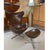 Metal 1974 Brown Leather Arne Jacobsen Fritz Hansen Egg Chair & Ottoman For Sale - Image 7 of 18