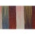 Handwoven Flatweave Stripe Pattern Scandinavian Style Persian Kilim Area Rug 5’5″ X 6’5″ For Sale - Image 10 of 13