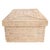 Artifacts Rattan Rectangular Storage Box with Lid in White Wash - 14" For Sale - Image 4 of 7