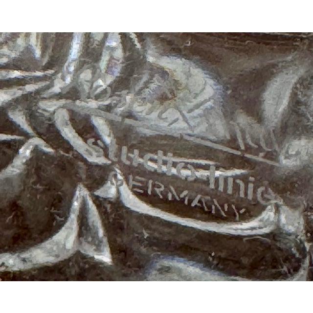 Design Plus Gallery presents a Vintage Crystal Crushed Paper Bag Glass Vase from Rosenthal. An iconic and highly...