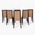 Chestnut Six Dining Chairs – Elegant Wooden Dining Chairs, Modern, Contemporary, Faux Suede, Comfortable Seating For Sale - Image 8 of 18