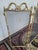 Vintage Brass Three Panel Fireplace Screen For Sale - Image 4 of 12