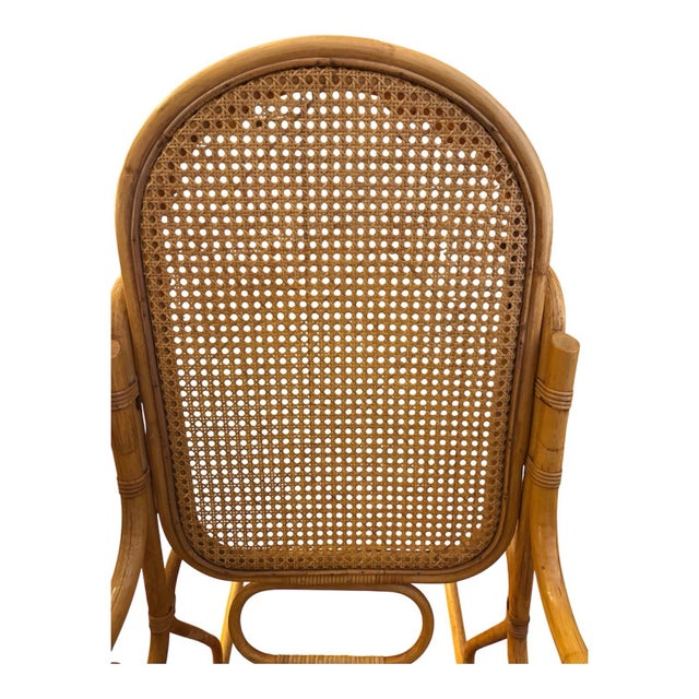Mid Century Elegant Rocking Chair in the Thonet Style For Sale - Image 4 of 6