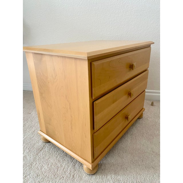Late 20th Century Ethan Allen American Dimensions Three Drawer Chest Side/Night/Accent Chest Mint Vintage Condition For Sale - Image 10 of 13