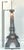 This is a rare and beautiful Mid-Century French, large hand-beaded crystal floor lamp, approximately 7 feet high, in the...