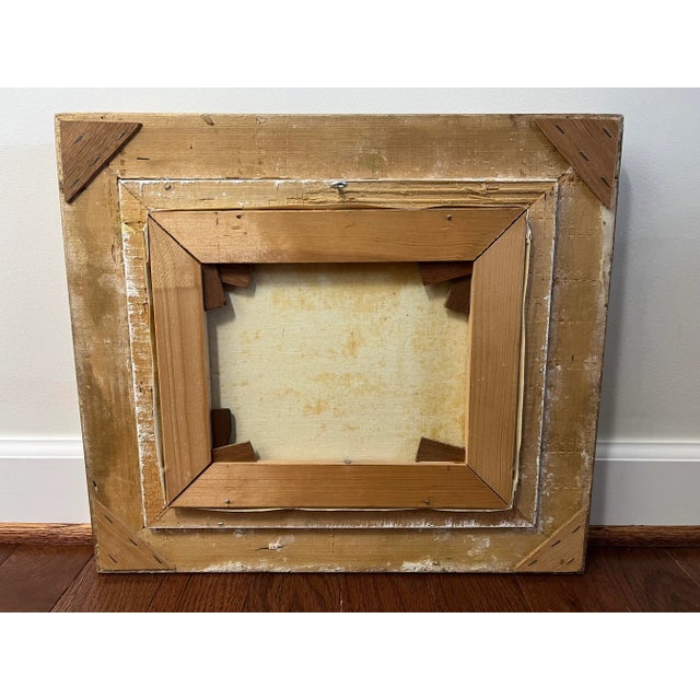 Late 20th Century Italian Fishing Village Seascape Signed by Listed Artist Mario Passoni For Sale - Image 11 of 12