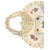 1930s 1930s Graf Von Henneberg Jl Menau Germany Porzellan Hand Enameled Gold Accented Tray For Sale - Image 5 of 7