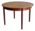 Danish Teak Round Dining Table – Vintage Mid Century Modern Table 1960s For Sale