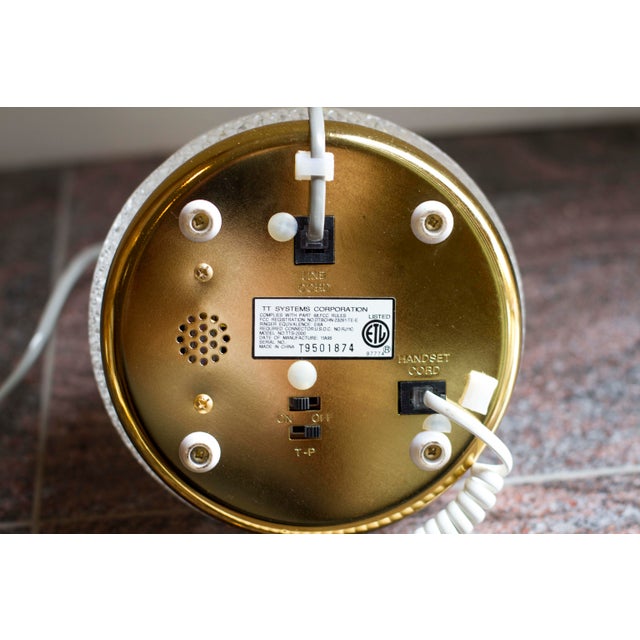 French Crystal Rotary Style Phone Chairish