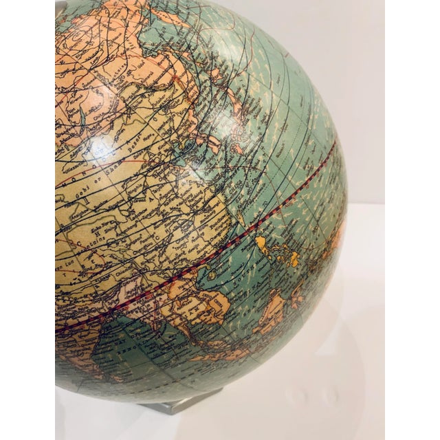 2020s Weber Costello Vintage Style Half Globe For Sale - Image 5 of 6